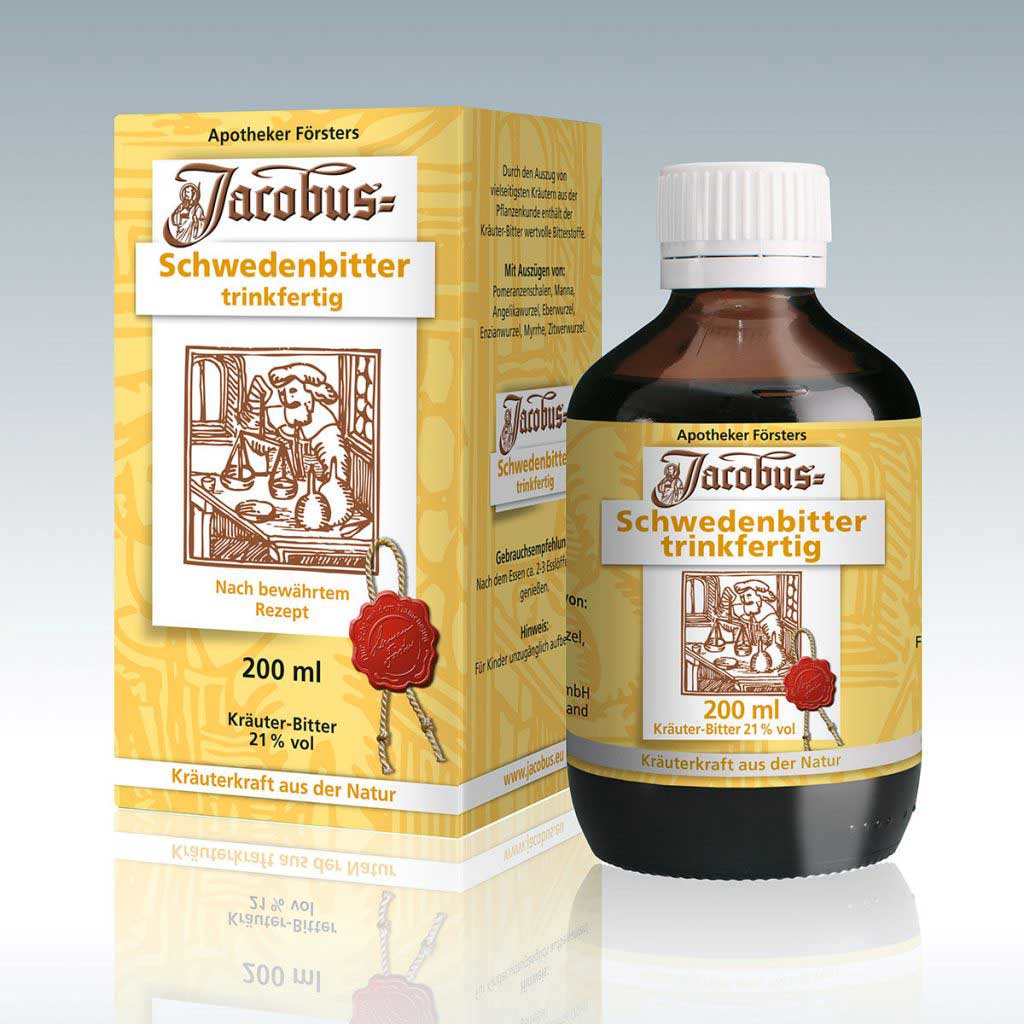 Jacobus-Schwedenbitter trinkfertig 200ml Schwedenbitter trinkfertig 200ml